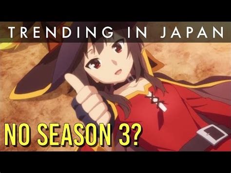 Konosuba Season 3 Confirm Release Date New Trailer Possible Cast And