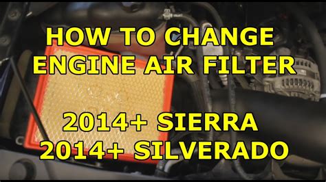 How To Replace The Engine Air Filter On A Gmc Sierra