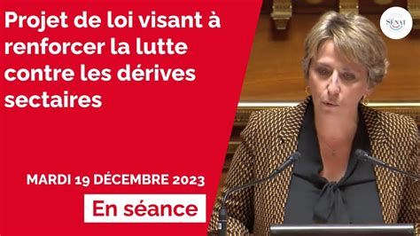 Renforcer la lutte contre les dérives sectaires le projet de loi au