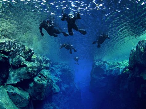 Dive Site Silfra In Thingvellir National Park Iceland Diveis Silfra