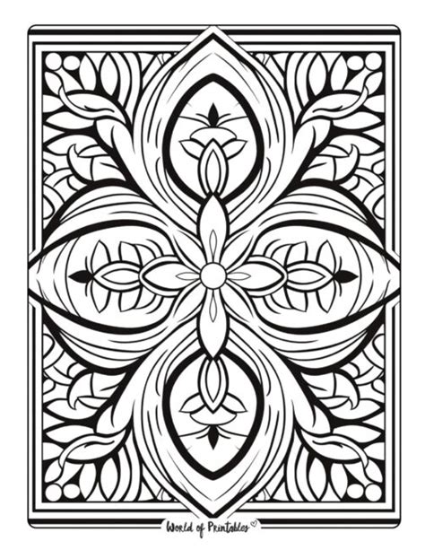 Easy Abstract Coloring Pages