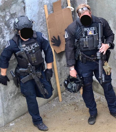 Police Officers In Combat Gear