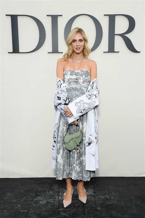 Chiara Ferragni Attends The Christian Dior Show During Paris Fashion