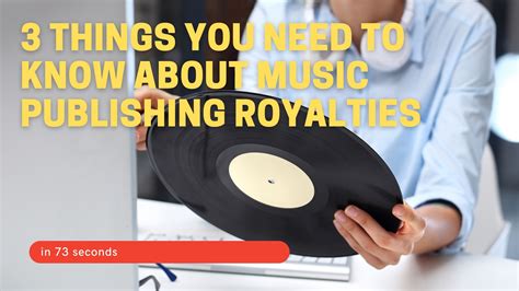 3 Things You Need To Know About Music Publishing Royalties Music