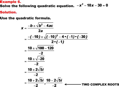 Quadratics With Imaginary Roots Worksheet