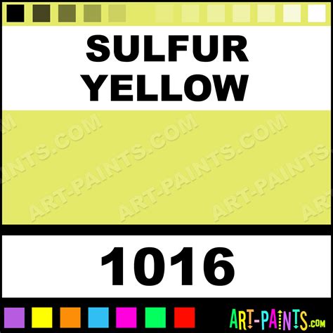 Sulfur Yellow Glossy Acrylic Airbrush Spray Paints - 1016 - Sulfur ...