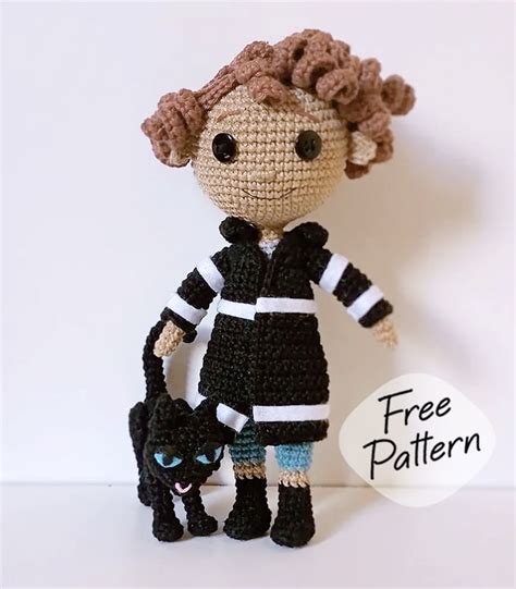 Crochet Coraline Doll Wybie Amigurumi Free Patterns Amigurumi