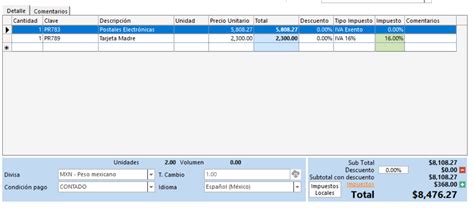 Lectura de Uso de CFDI Forma y método de pago del Cliente