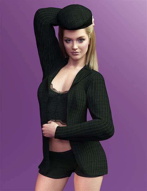 DForce X Fashion Charmed Blazer Outfit For Genesis 9 Daz 3D