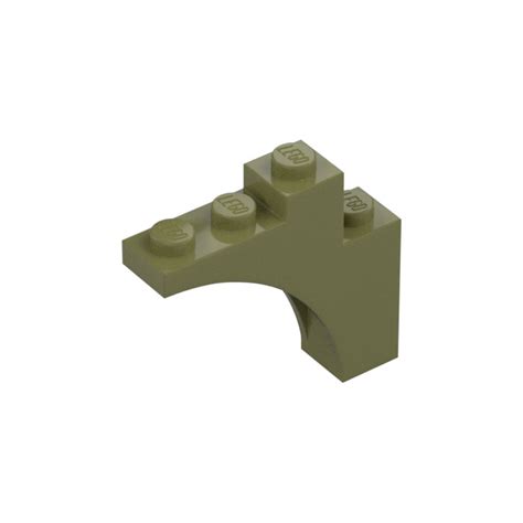 LEGO Olive Green Arch 1 x 4 x 3 (7734 / 80543) | Brick Owl - LEGO