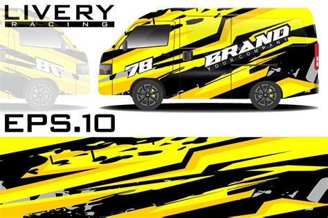 Sticker Design For Rally Race Cars Custom Vector Vans And More