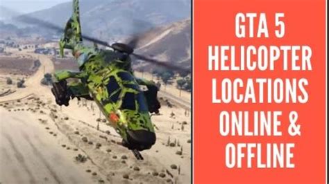 GTA 5 Helicopter Locations Map