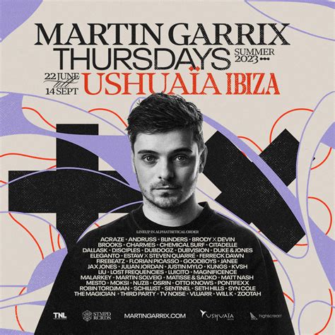 Martin Garrix announces the 2023 line up at Ushuaïa Ibiza Ibiza by night