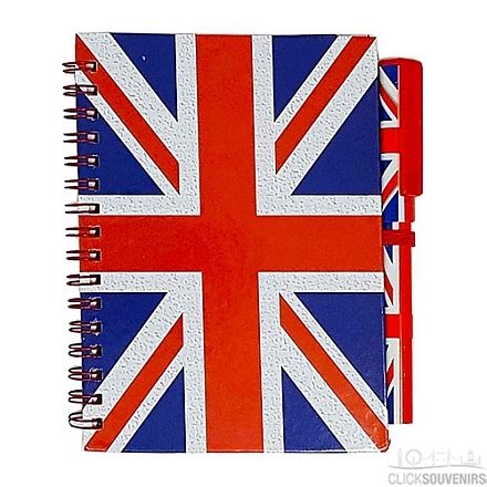 Union Jack London Souvenir Notebook And Pen Set