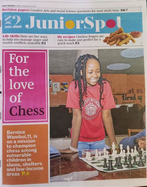 The Gift Of Chess On Twitter Rt Bernicewambui In Todays Paper