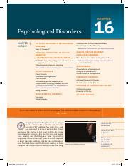 Chapter Pdf Chapter Psychological Disorders Chapter Outline