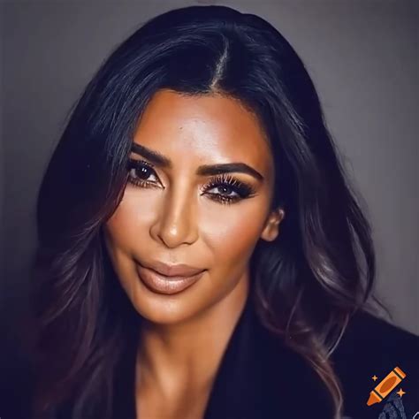 close  portrait  kim kardashian   uhd hyper realistic