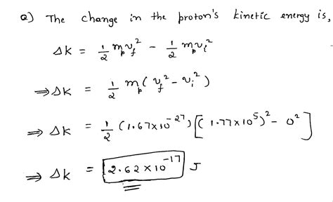 Solved A Constant Electric Field Accelerates A Proton From Rest