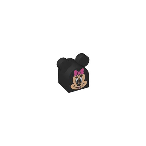 Lego Duplo Brick X Curved With Ears And Minnie Mouse