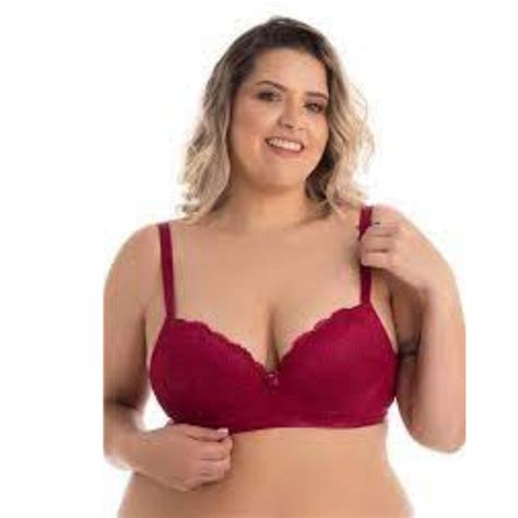 BWANA REF SUTIÃ PLUS SIZE RENDADO DET RENDA Lingerie Vendas