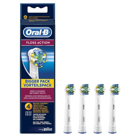 Oral B FlossAction Electric Toothbrush Replacement Heads Powered By