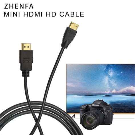 Zhenfa 1 5M 3M 5M Mini HDMI To HDMI Cable For NIKON Camera DSLR D5300