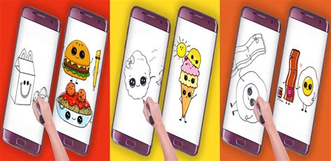 How To Draw Cute Food - HTDRAW