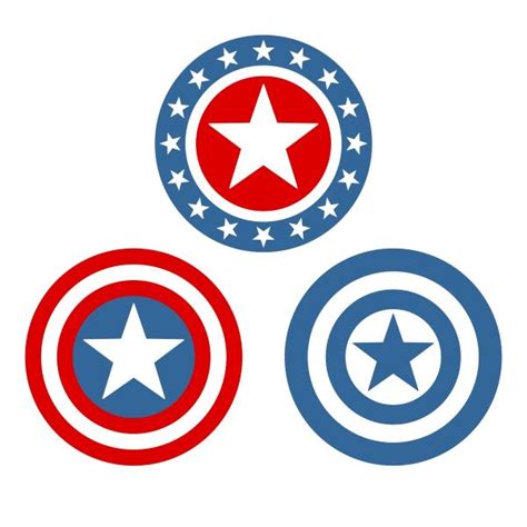 Detail Captain America Shield Silhouette Koleksi Nomer 34