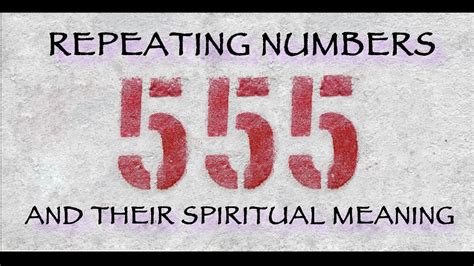 Repeating Numbers Their Spiritual Meaning Youtube