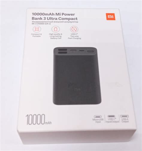 Xiaomi Mi Power Bank 3 Ultra Compact 10000mah (bhr4412gl): отзывы ...
