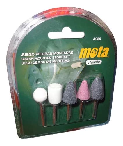 Juego De Piedras Montadas Para Taladro Mota 5 Pcz A250 MercadoLibre