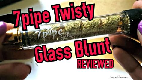 7pipe Twisty Glass Blunt Review Youtube