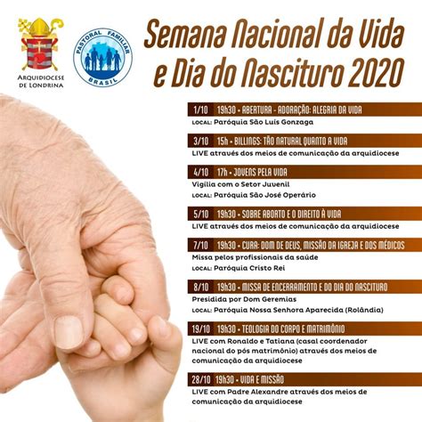 Semana Nacional Da Vida E Dia Do Nascituro Arquidiocese De Londrina