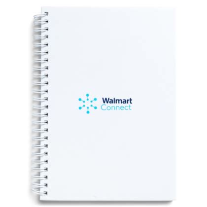 Walmart Connect Hard Cover Spiral Notebook | SparkShop