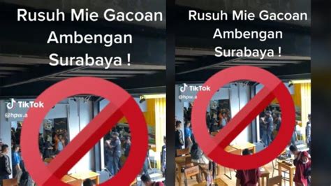 Viral Aksi Keributan Di Mie Gacoan Surabaya Manager Beri Klarifikasi