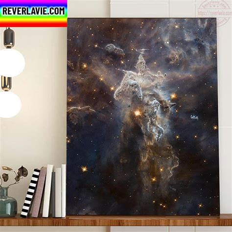 The Carina Nebula By James Webb Space Telescope JWST Home Decor Poster ...