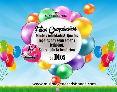 Imágenes Cristianas De Feliz Cumpleaños Bendicion De Dios Mis