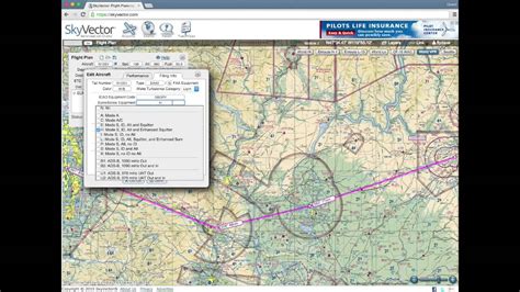 Skyvector Flight Planning Youtube