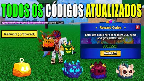 Novos C Digos Todos Os C Digos Atualizados Do Blox Fruits