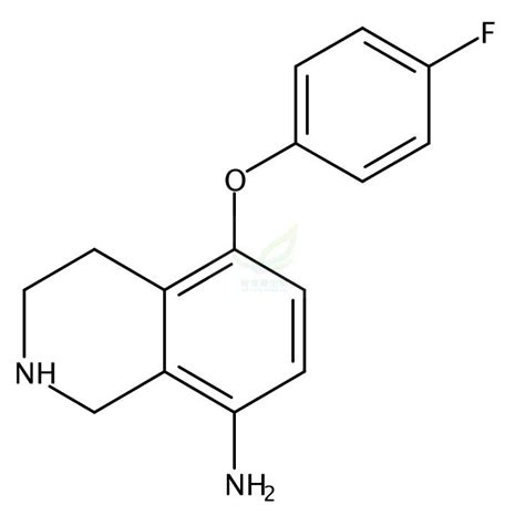 5 4 氟苯氧基 1 2 3 4 四氢异喹啉 8 胺 5 4 fluorophenoxy 1 2 3 4