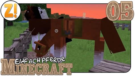 Minecraft Einfach Pferde Ausritt Mit Hindernissen Let S Play