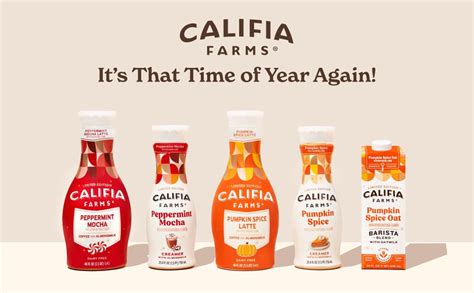 Amazon Califia Farms Pumpkin Spice Latte Cold Brew Coffee With