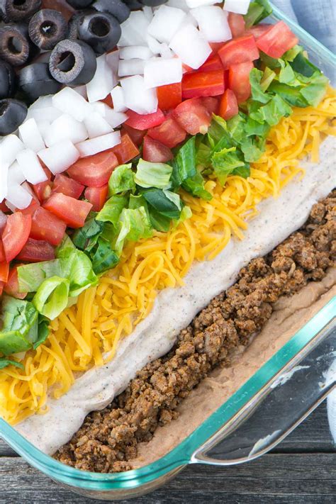 How To Make The Best Layer Dip Simple Revisions Recipe Layered