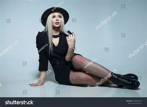 Sexy Blonde Girl Studio Stock Photo 1008044827 Shutterstock