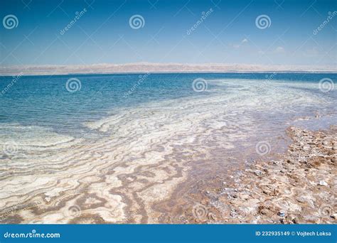 Dead Sea Coast From The Jordan Side Stock Image Image Of Tomb Valley