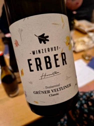 Erber Grüner Veltliner Classic Vivino US