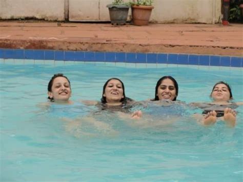 Stylish Outdoor Decor With Hot Tub And Bikinis