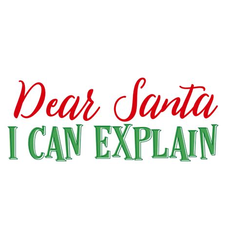 Dear Santa I Can Explain Free Svg File Svg Heart