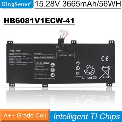 Hb6081v1ecw 41 Kingsener Laptop Battery For Huawei Honor Magicbook Pro