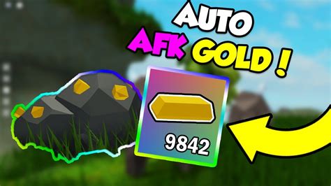 AUTO AFK GOLD METHOD How To Get Gold Fast ROBLOX Sky Block YouTube